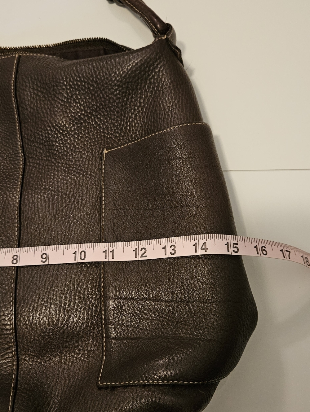 Sundance - Slouchy Leather Shoulder Bag - Picture 4 of 6